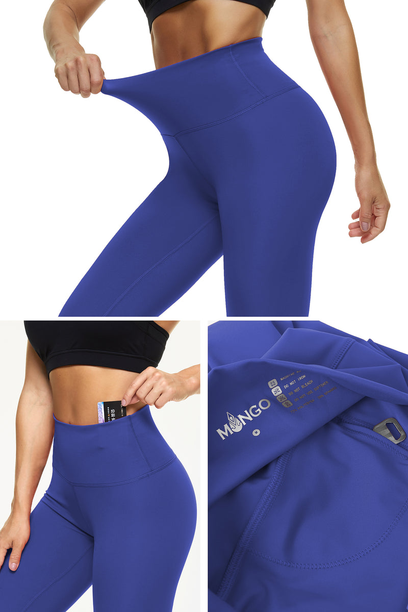 HIGH WAIST YOGA PANTS BLUE 2.0