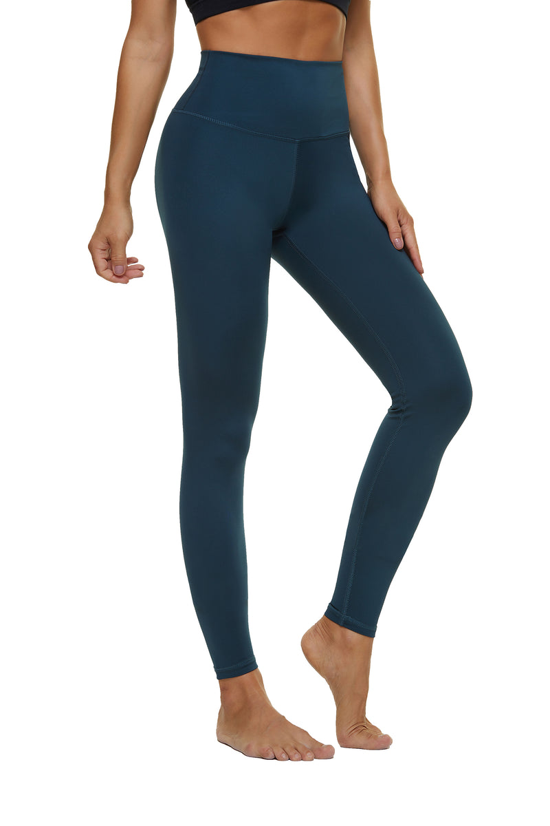 HIGH WAIST YOGA PANTS DUCK GREEN 2.0