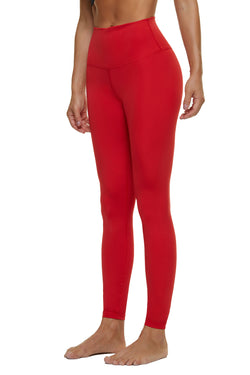 HIGH WAIST YOGA PANTS RED 2.0